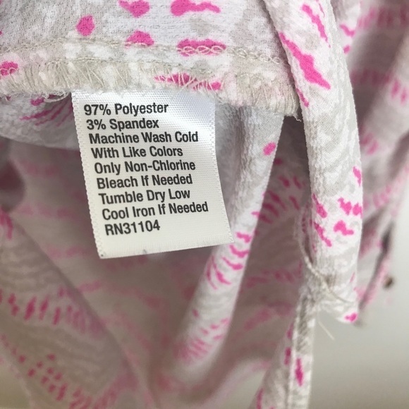 New Directions Shiffon Long Sleeve Top Blouse Sz L - Picture 7 of 9